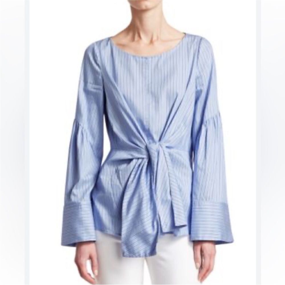 3.1 Phillip Lim Blue Striped Blouse, US4